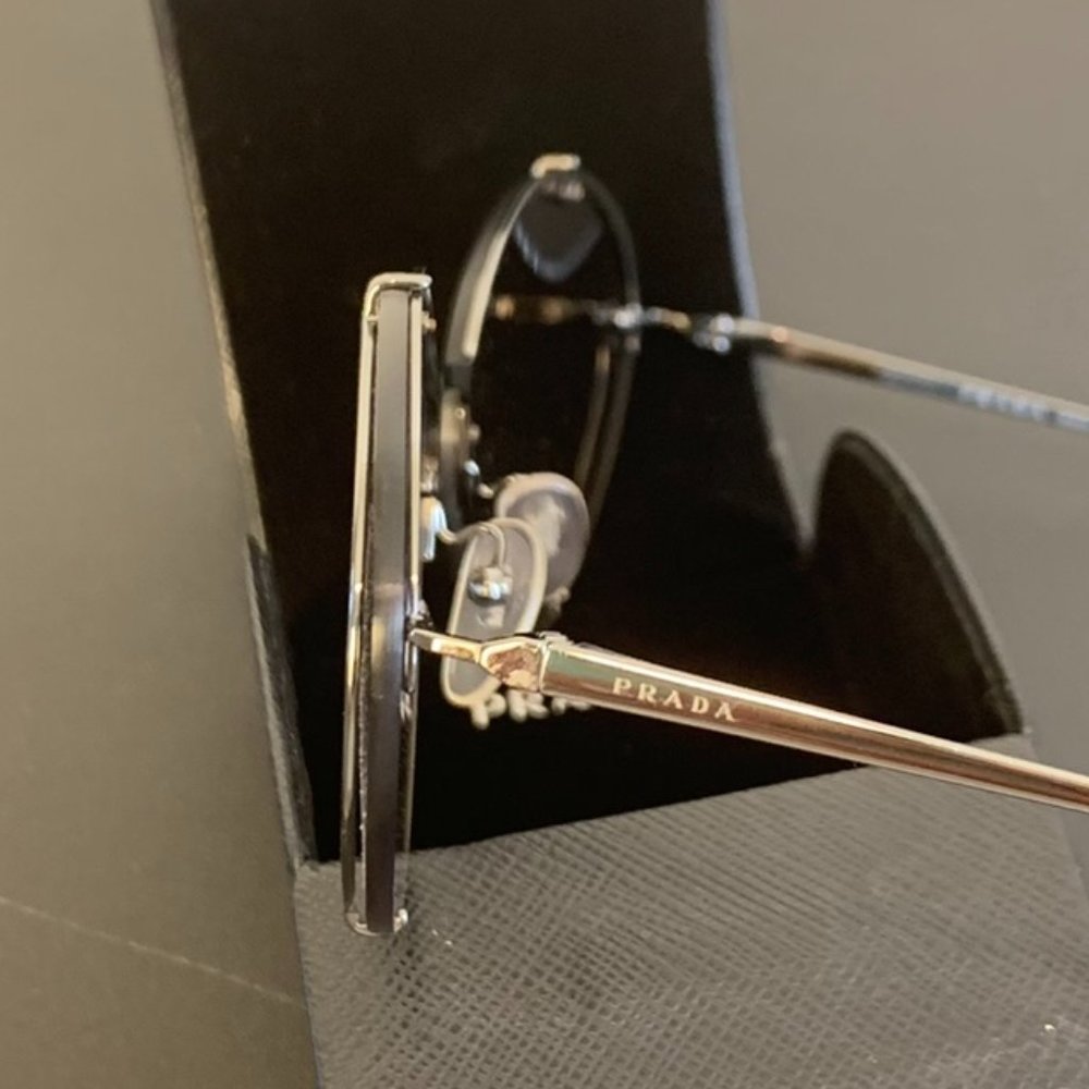 Authentic Prada Round/Oval Gradient Sunglasses Wi… - image 4
